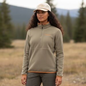 Marmot: Women's Rocklin 1/2 Zip Jacket in Vetiver 🥾🚶🏾‍♀️